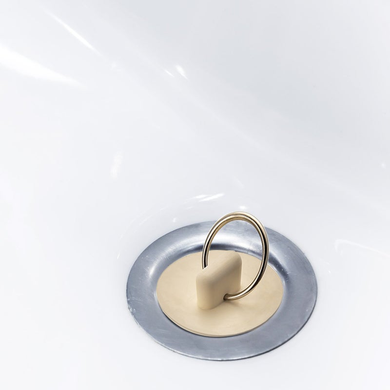 Hestya 4 Pieces Rubber Drain Stopper Set Bathtub Sink Stopper Drain Plug with Hanging Ring for Bathtub, Kitchen and Bathroom(1-1/8, 1-3/8,1-5/8, 1-7/8'',White) - Image 5